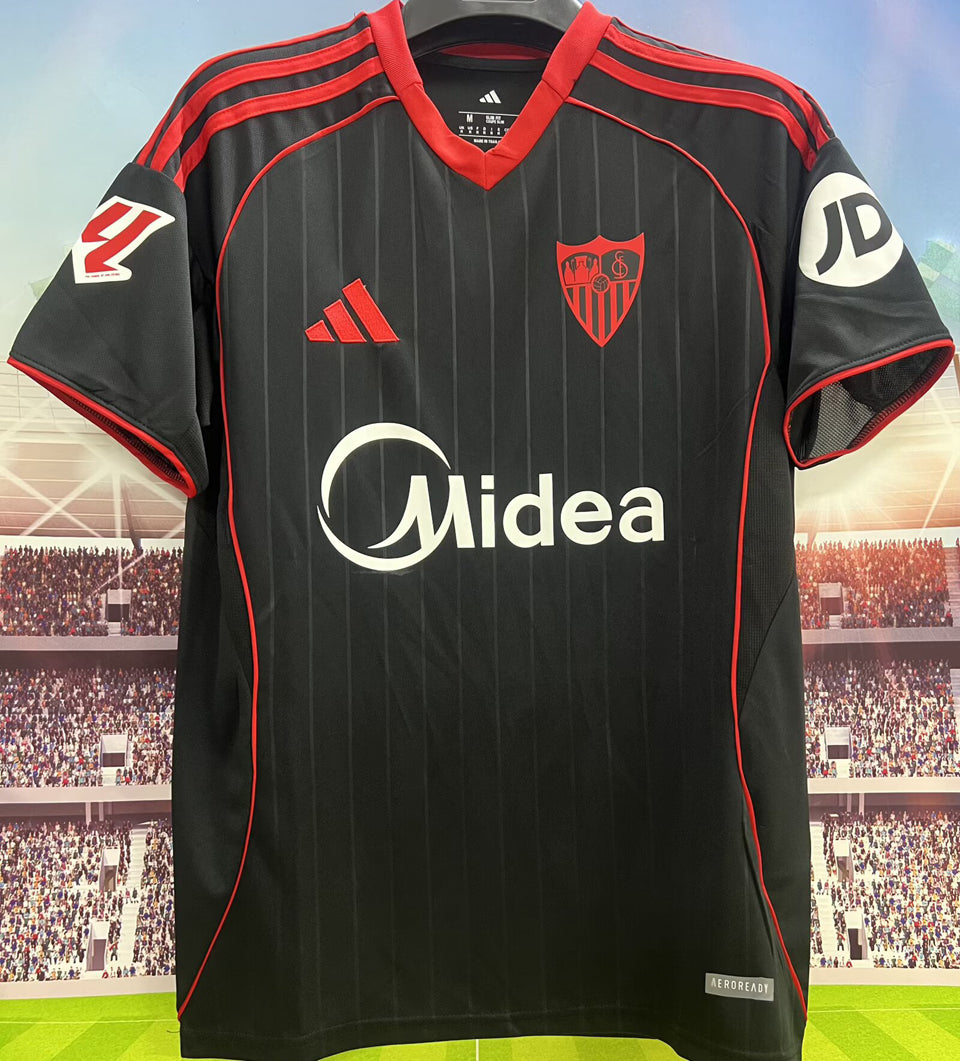 jersey 2025/26 sevilla fc tercero manga corta versión fan