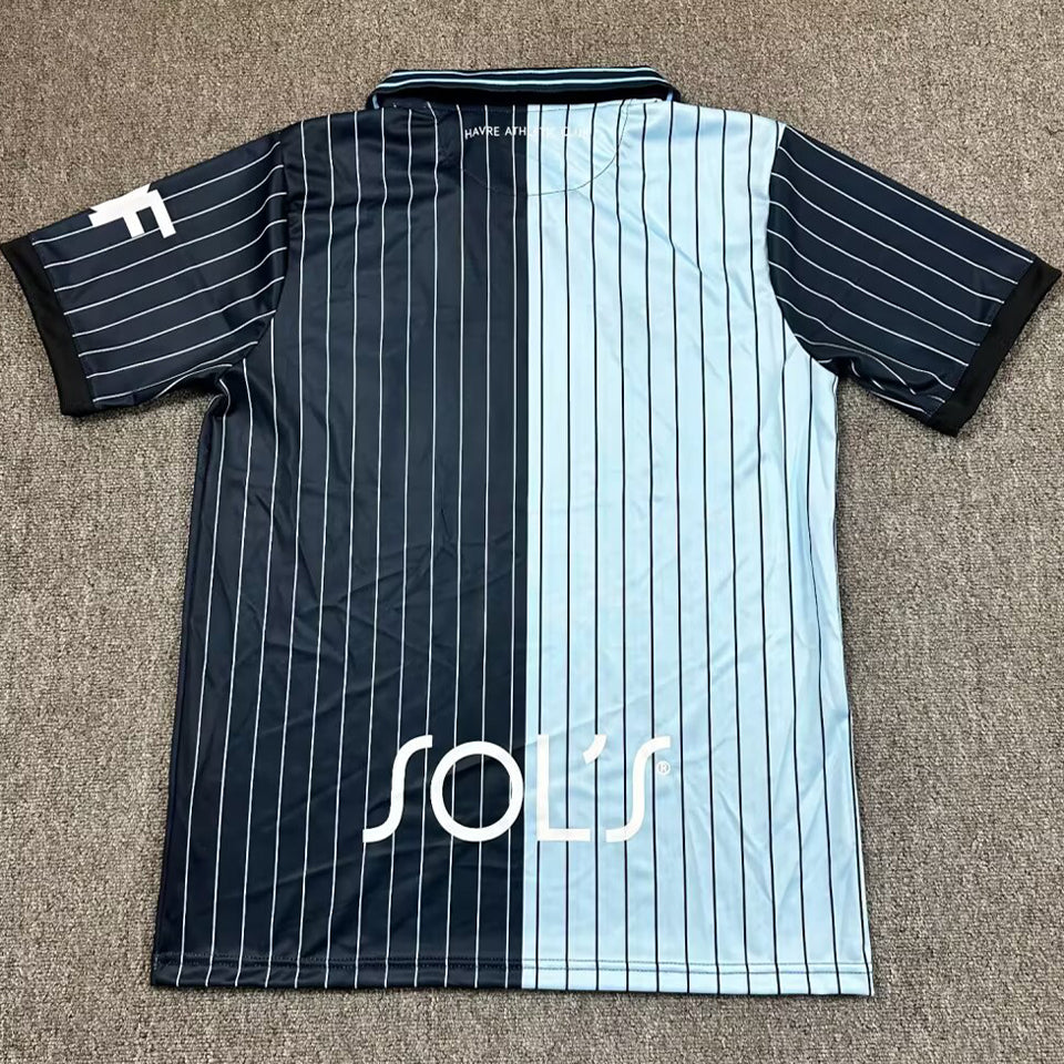 jersey 2025/26 le havre local manga corta versión fan