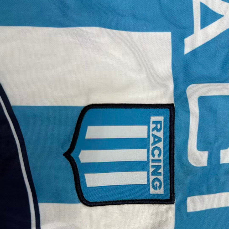 jersey 2001/2002 racing local manga corta versión fan retro