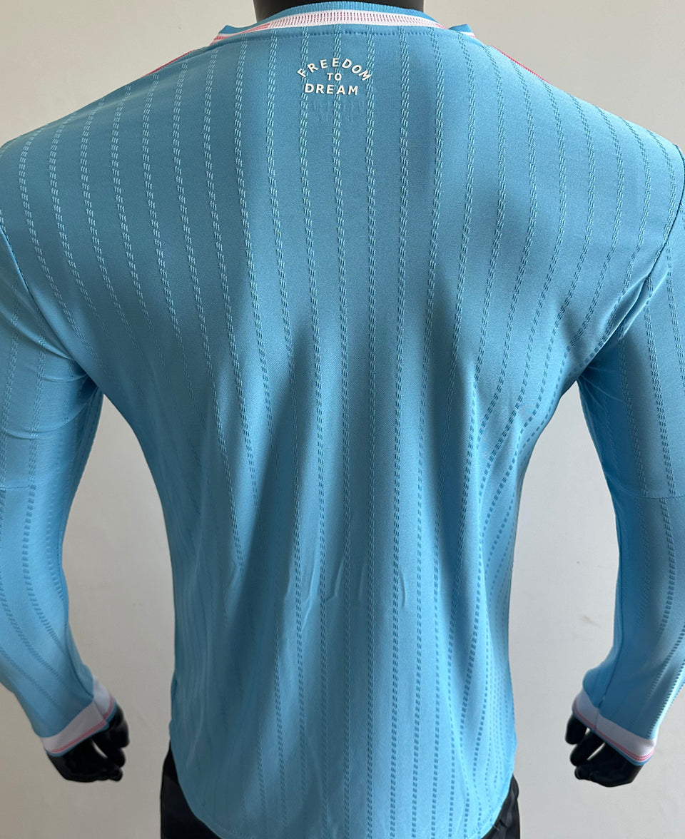 jersey 2025/26 inter miami tercero manga larga versión jugador