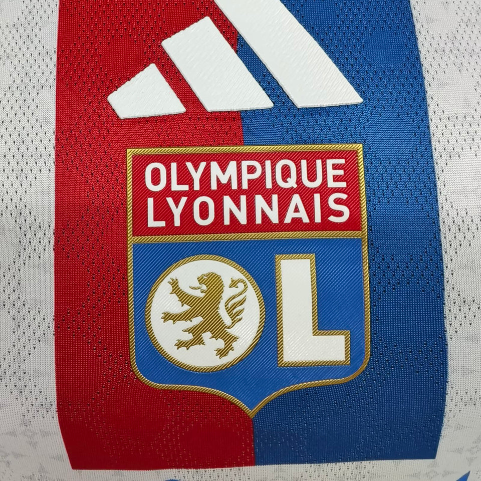 jersey 2025/26 lyon local manga corta versión jugador