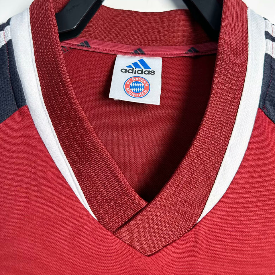 jersey 2001/02 bayern munich local manga corta versión fan retro