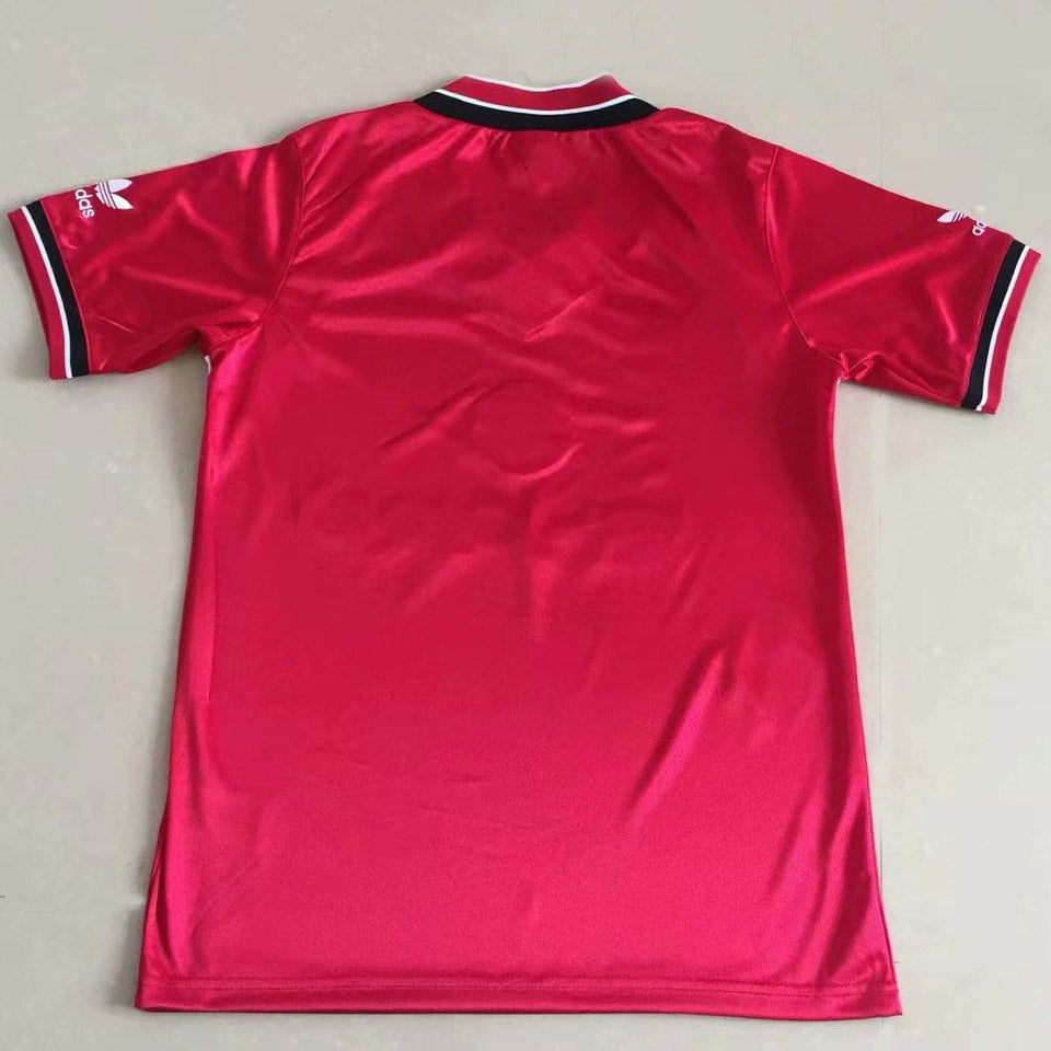 jersey 1984 manchester united local manga corta versión fan retro