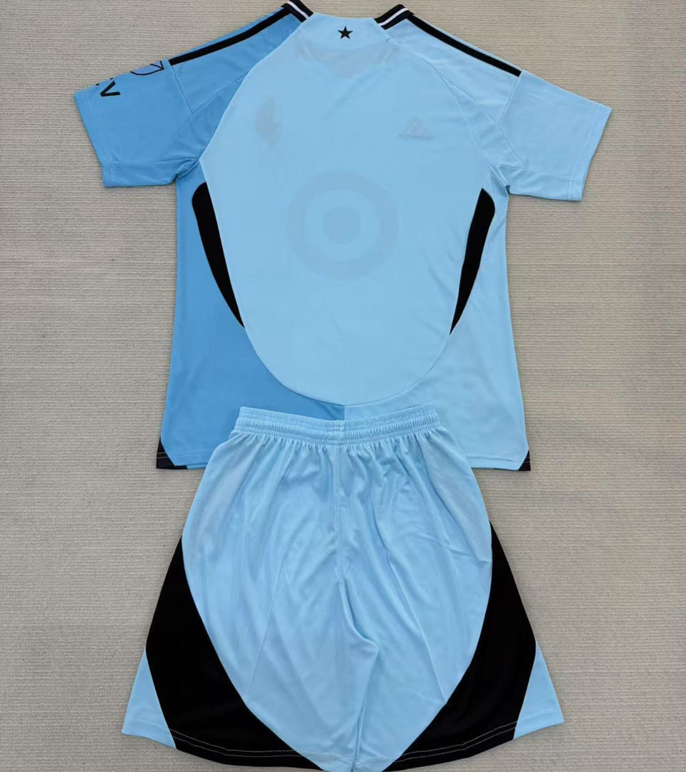 jersey 2025/26 minnesota united visitante manga corta niño