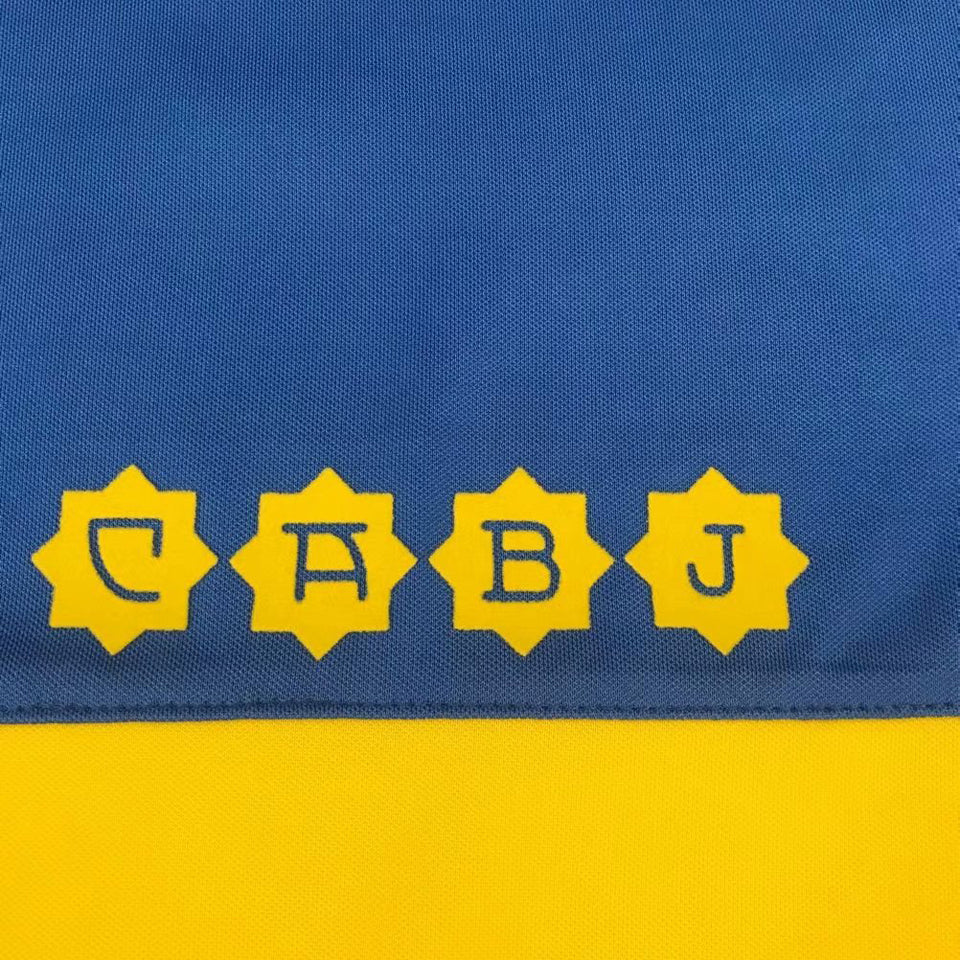 jersey 1981 boca local manga corta versión fan retro