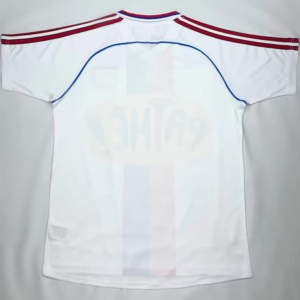jersey 2000/01 lyon local manga corta versión fan retro