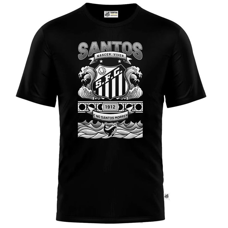 jersey 2025 santos especial manga corta versión fan retro