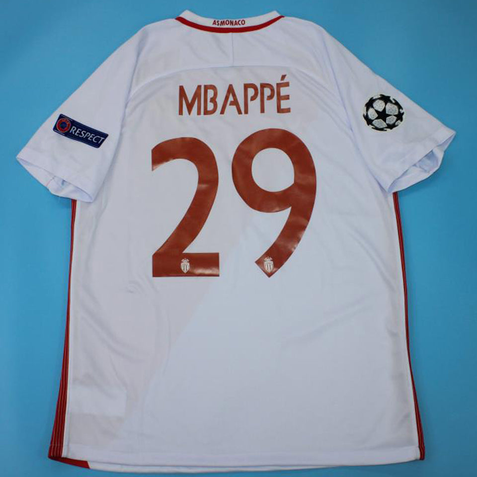 jersey 2016/17 monaco local manga corta versión fan retro