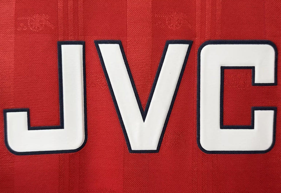 jersey 1988/90 arsenal local manga corta versión fan retro