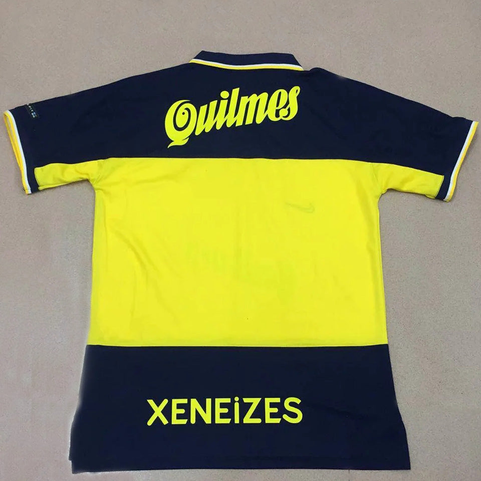 jersey 1990 boca local manga corta versión fan retro