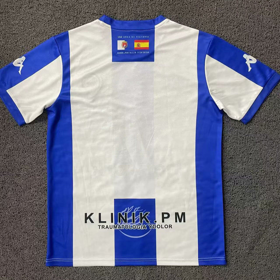 jersey 2025/26 hércules cf local manga corta versión fan