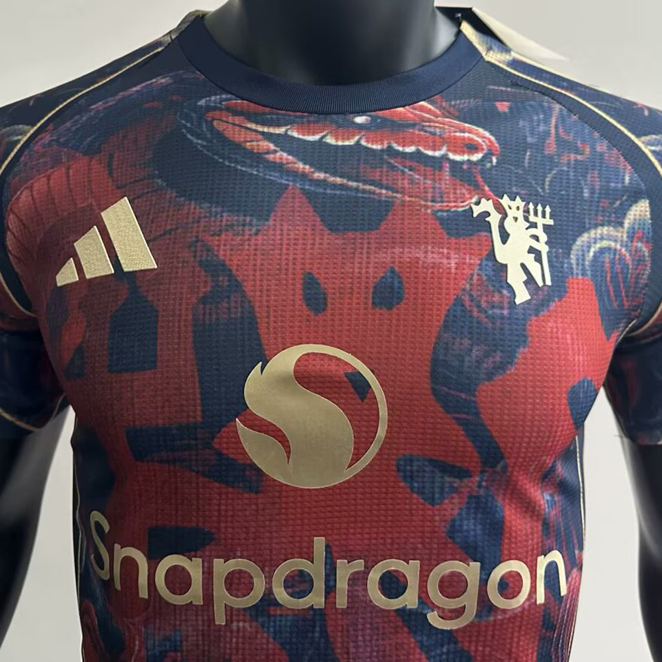 jersey 2025 manchester united especial manga corta versión jugador