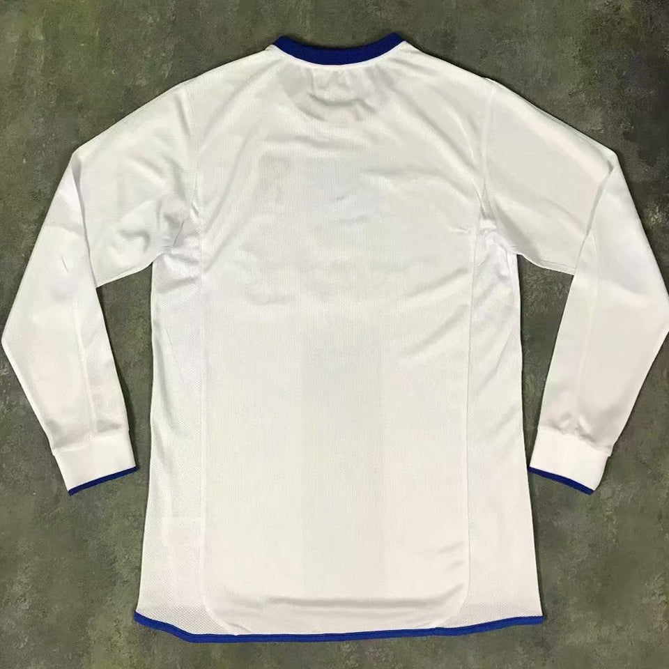 jersey 2003 chelsea visitante manga larga versión fan retro