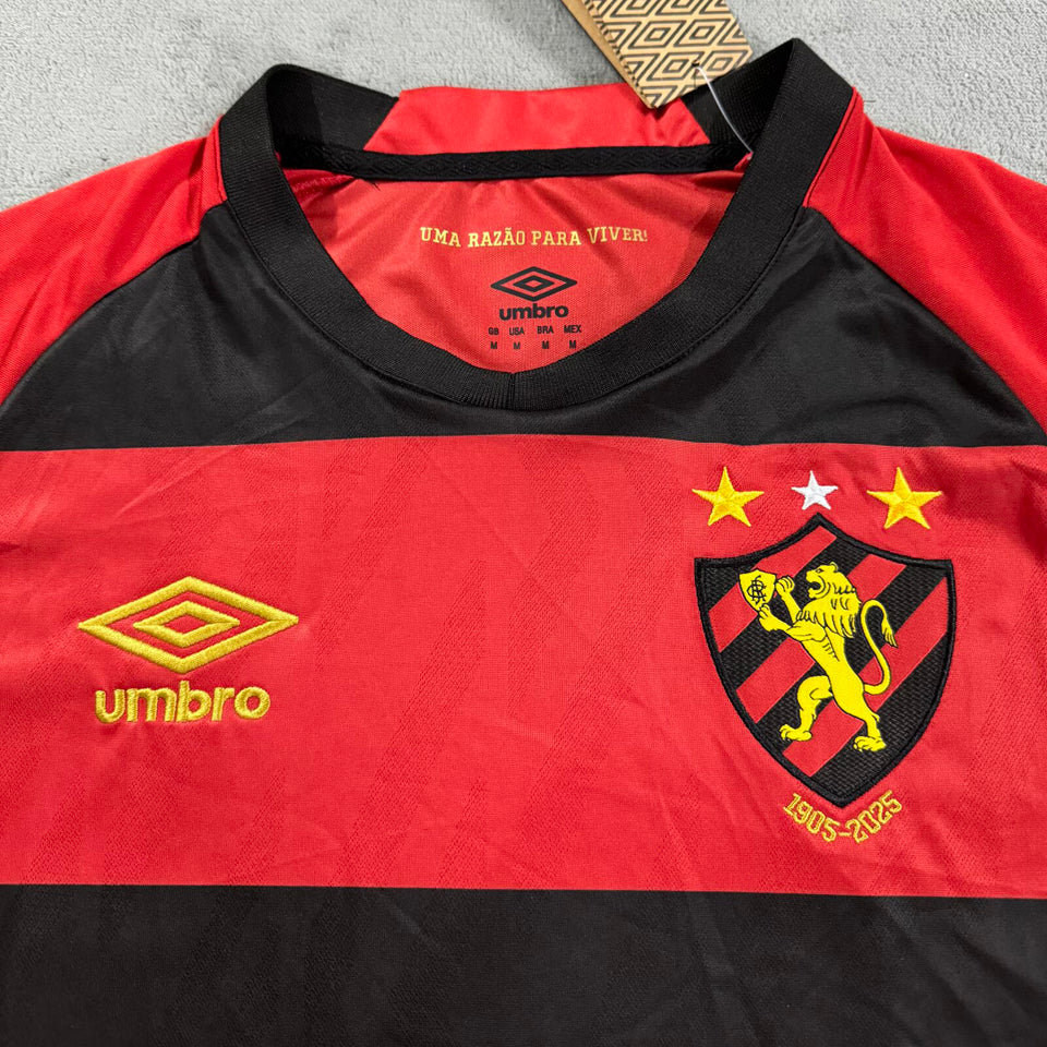 jersey 2025/26 sport recife local manga corta versión fan