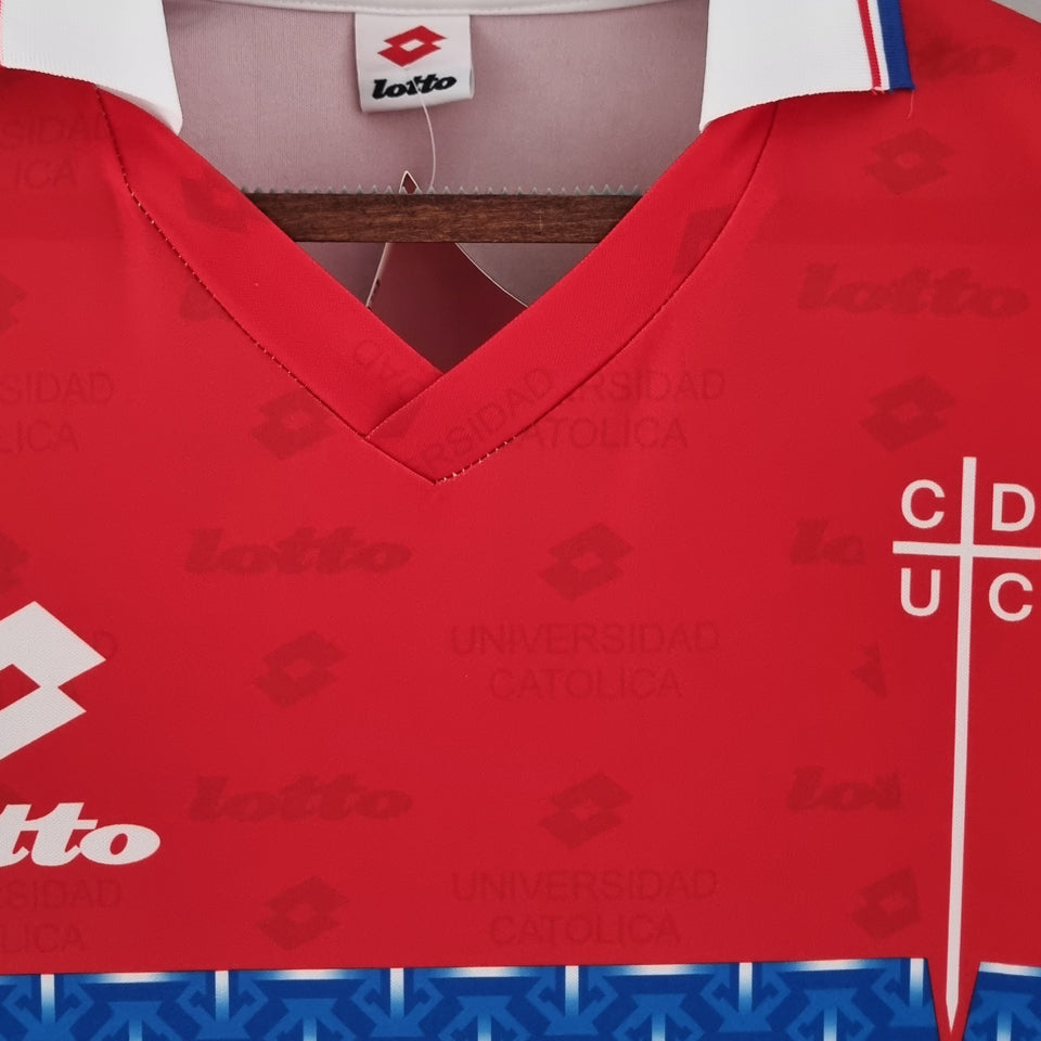 jersey 1996 cduc catholic visitante manga corta versión fan retro