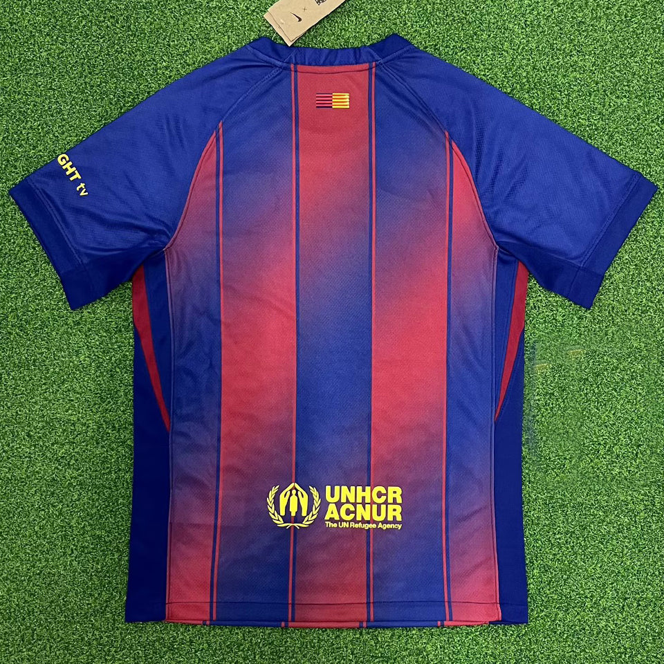 jersey 2025/26 barcelona local manga corta versión fan