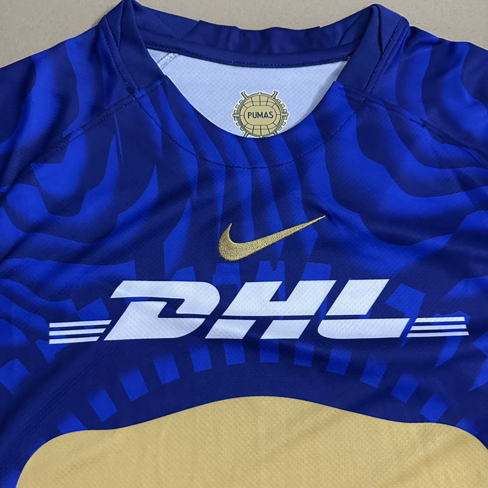 jersey 2025/26 pumas unam visitante manga corta versión fan