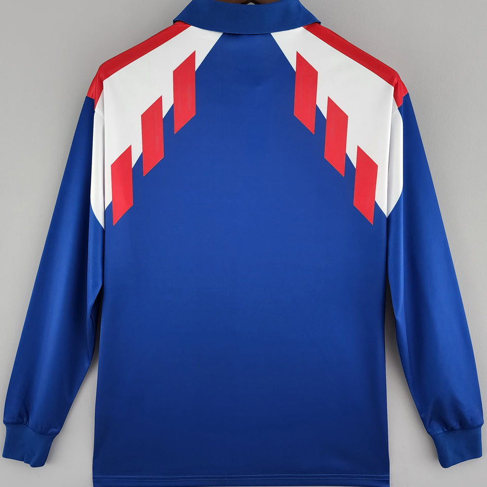 1988/90 francia local versión fan selecciones retro