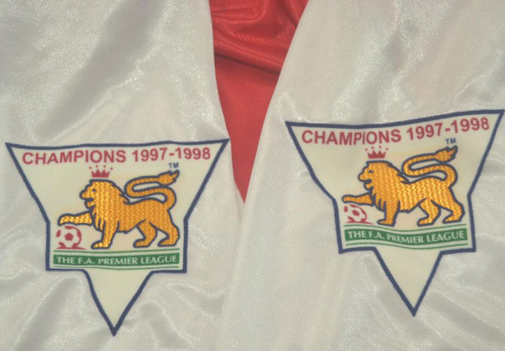 jersey 1998/99 arsenal local manga larga versión fan retro