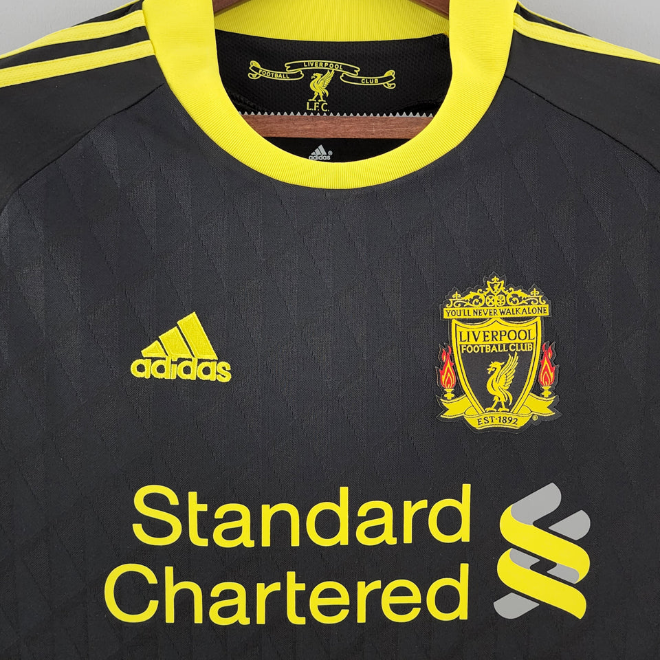 jersey 2010/11 liverpool tercero manga corta versión fan retro