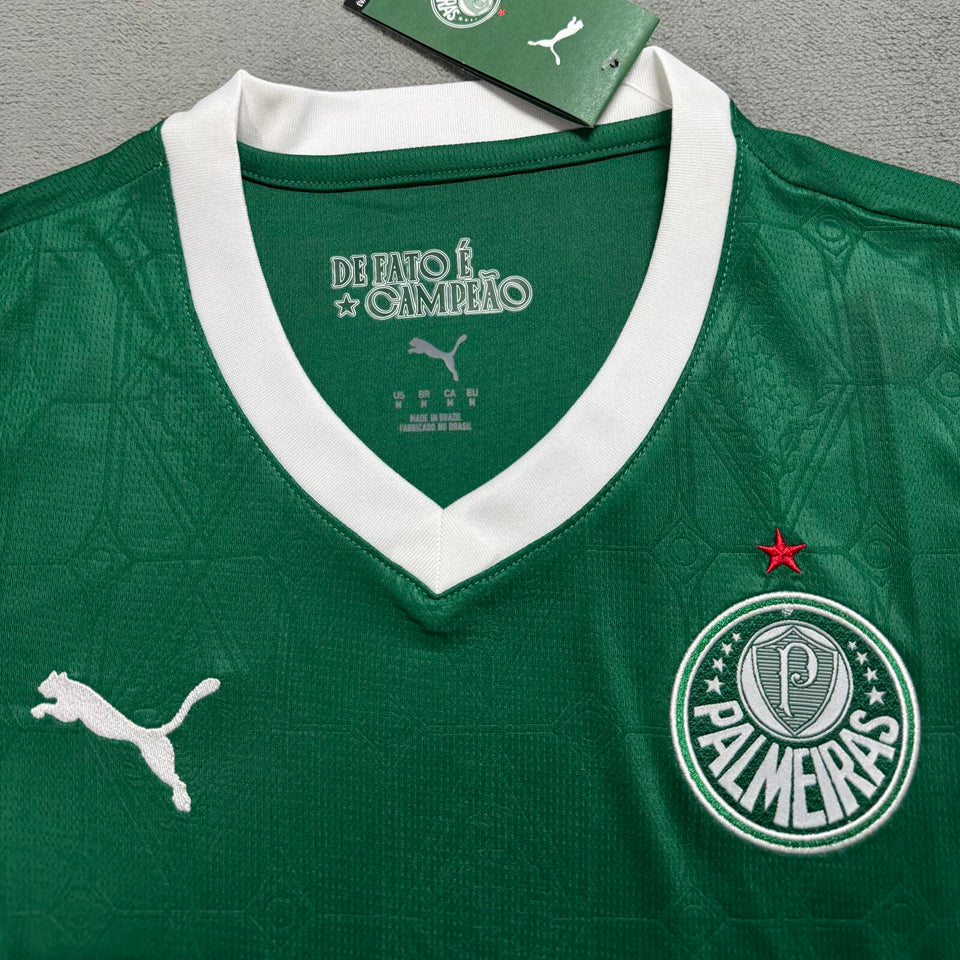jersey 2025/26 palmeiras local manga corta mujer