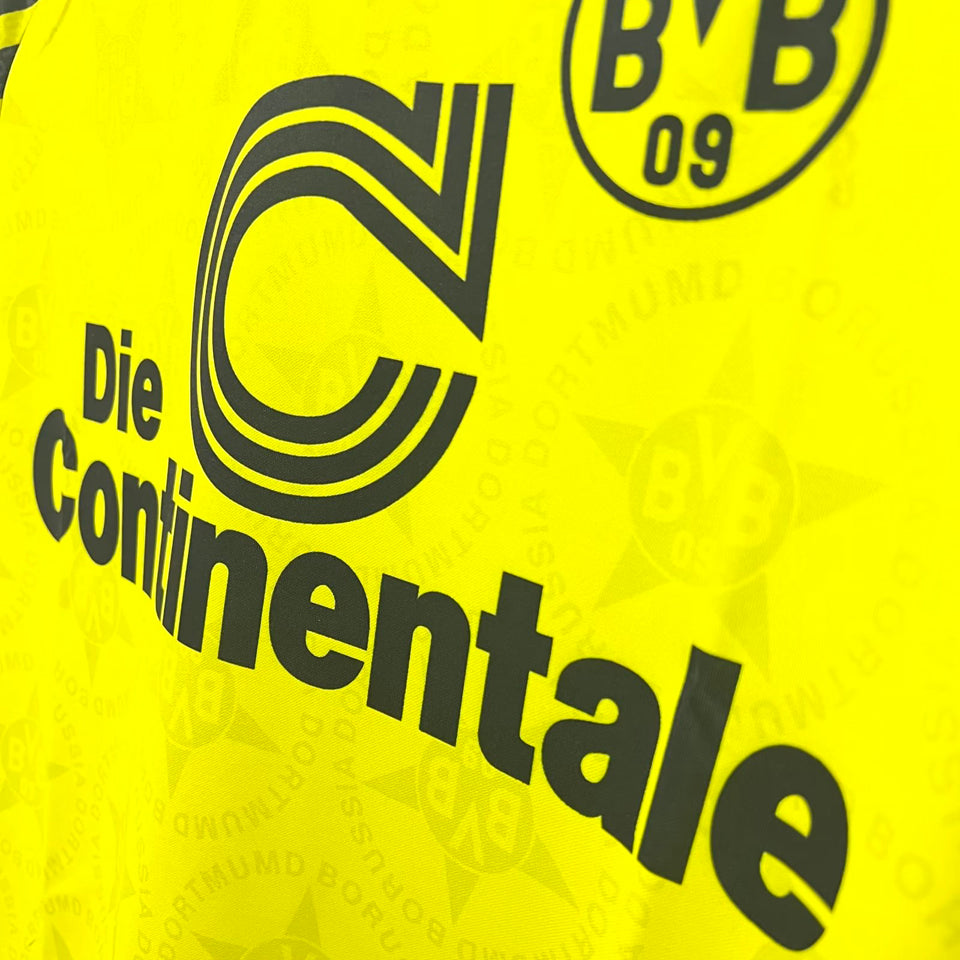 jersey 1994/95 borussia dortmund local manga corta versión fan retro