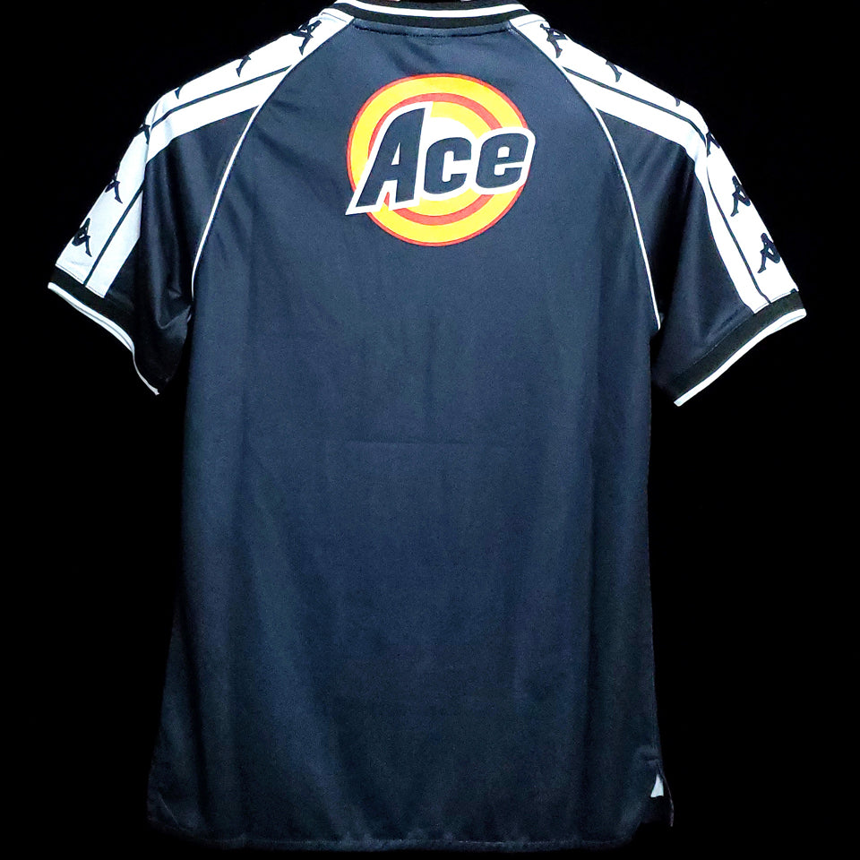 jersey 2000 vasco visitante manga corta versión fan retro