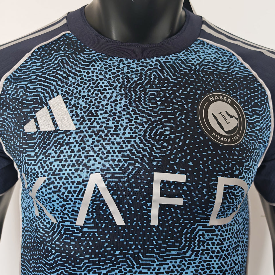 jersey 2025/26 al nassr visitante manga corta versión jugador