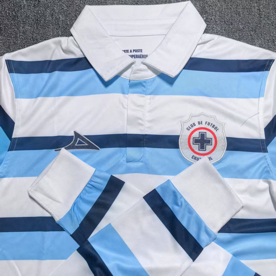 jersey 2025/26 cruz azul especial manga larga versión fan