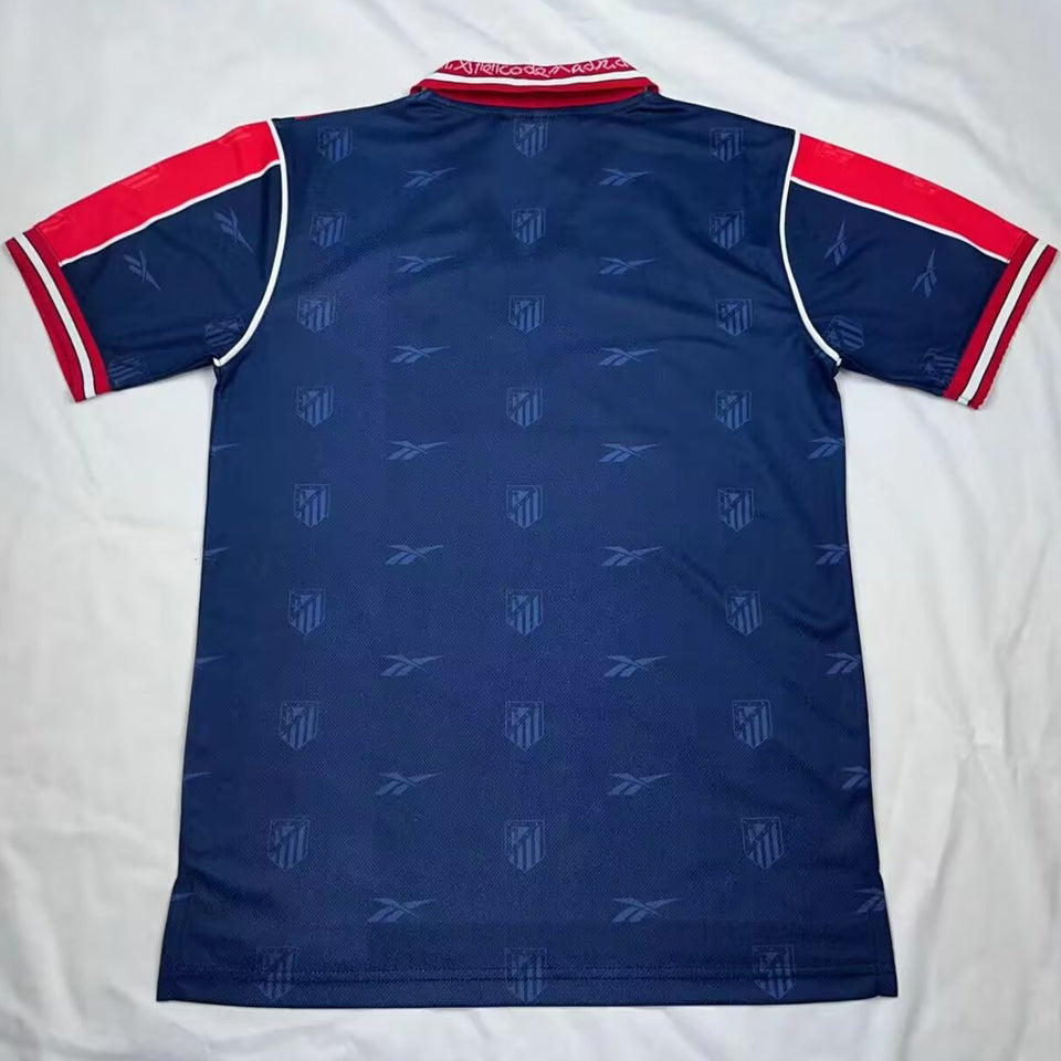 jersey 1998/99 atletico de madrid visitante manga corta versión fan retro