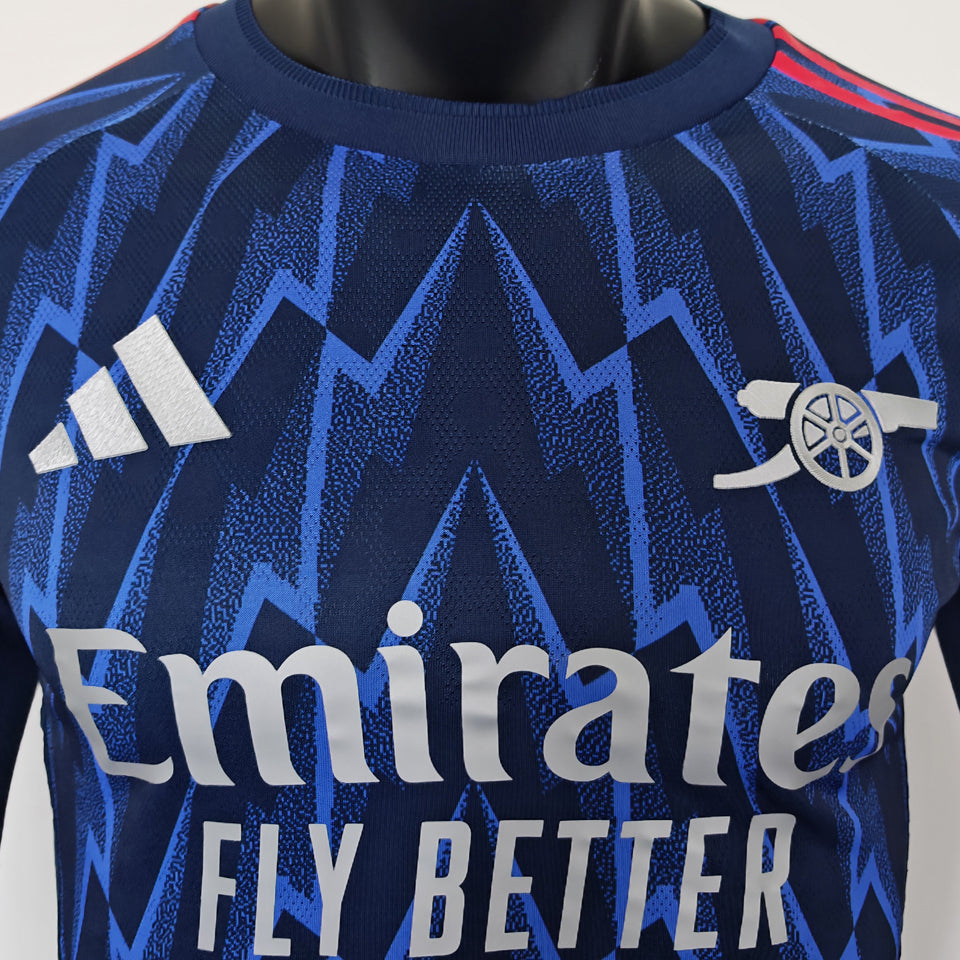 jersey 2025/26 arsenal visitante manga larga versión jugador