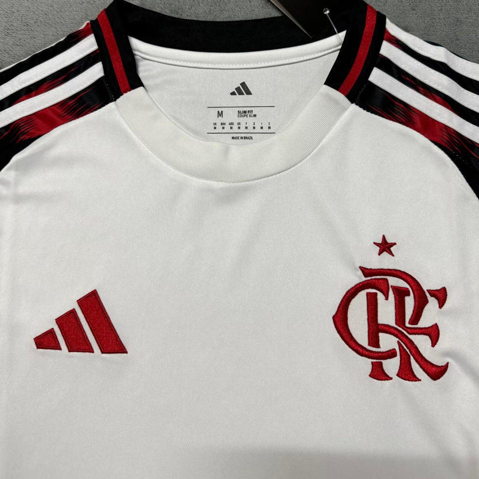 jersey 2025/26 flamengo visitante manga corta mujer