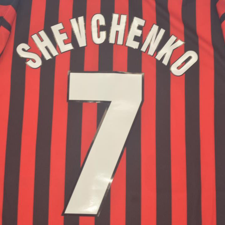 jersey 1999/2000 ac milan local manga larga versión fan retro