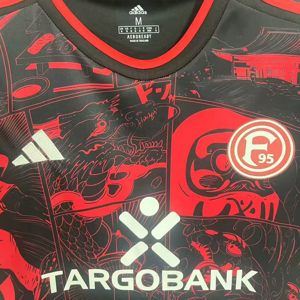 jersey 2025 fortuna dusseldorf especial manga corta versión fan