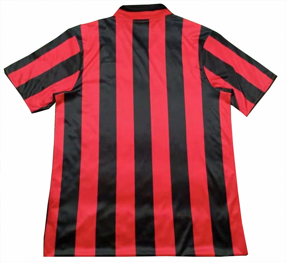 jersey 1988/89 ac milan local manga corta versión fan retro