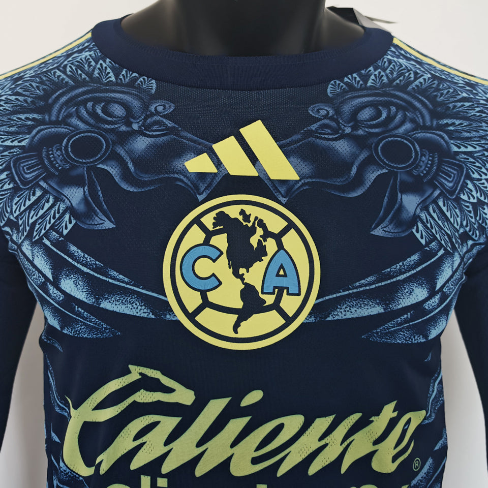 jersey 2025/26 club america visitante manga larga versión jugador