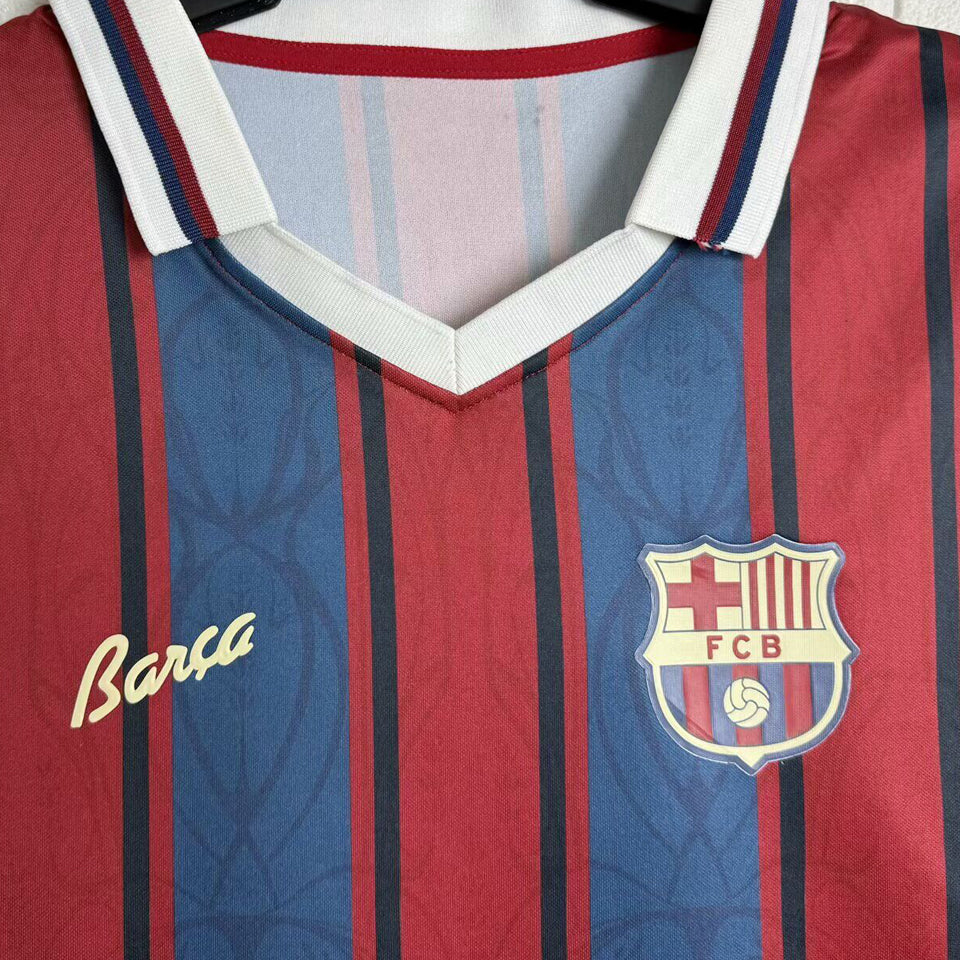 jersey 2025 barcelona especial manga corta versión fan retro