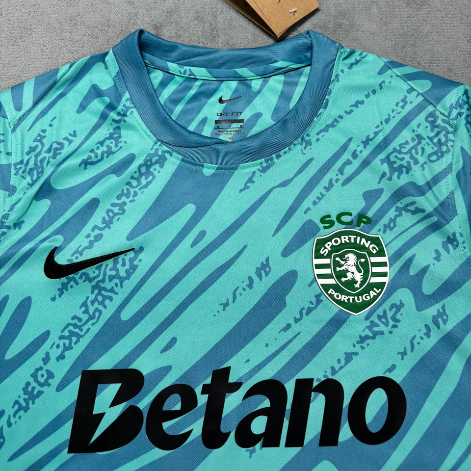 jersey 2025/26 sporting cp lisbon portero manga corta versión fan