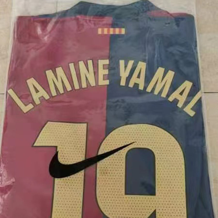 jersey 2024/25 barcelona local manga corta versión jugador