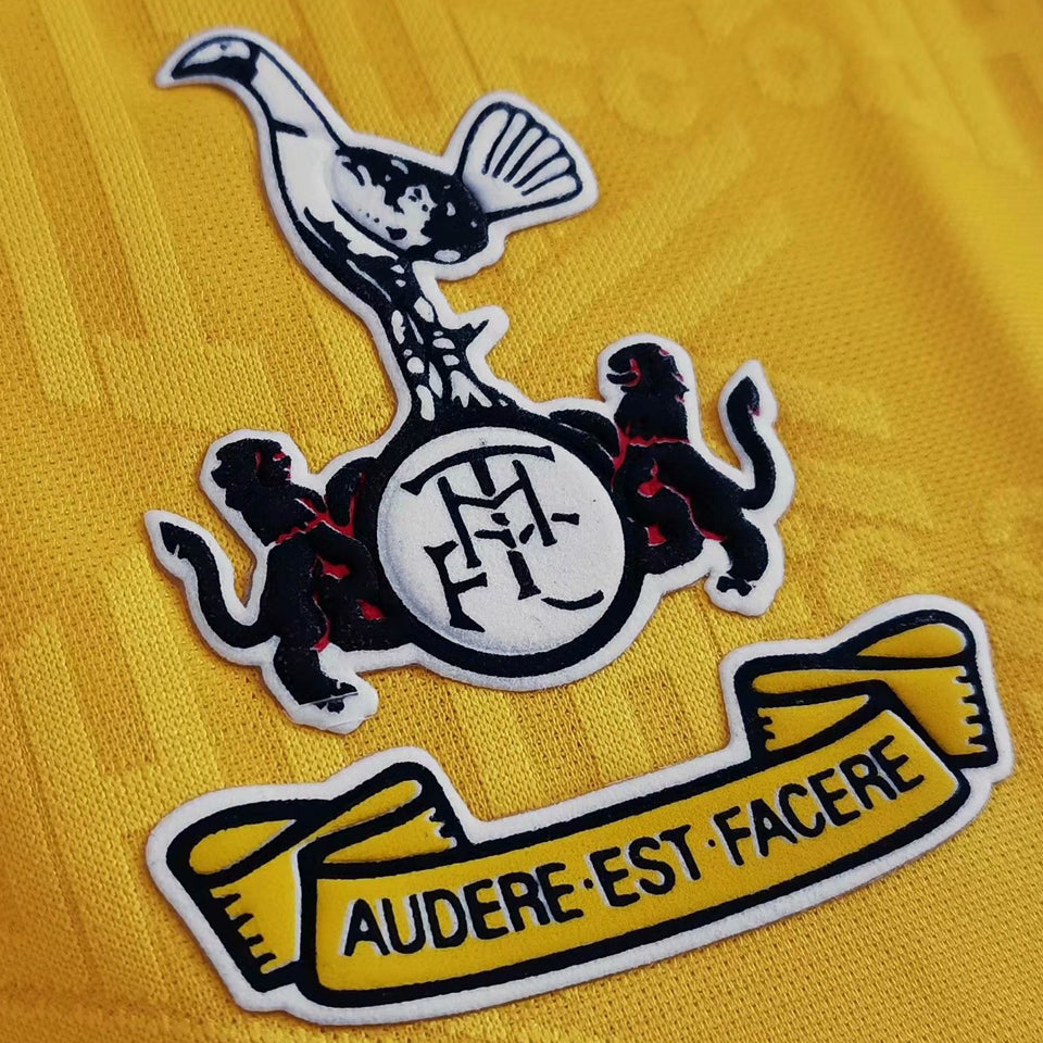 jersey 1992/94 tottenham visitante manga corta versión fan retro
