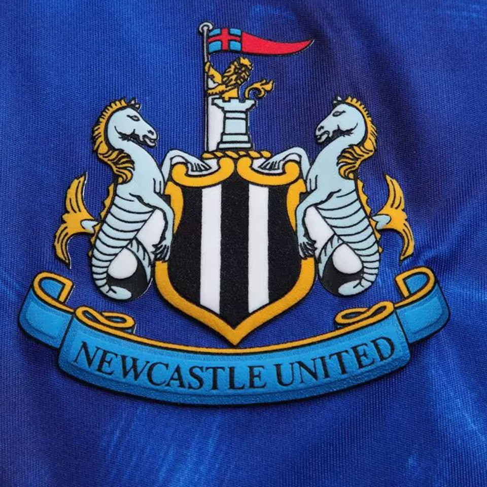 jersey 1993/95 newcastle visitante manga corta versión fan retro