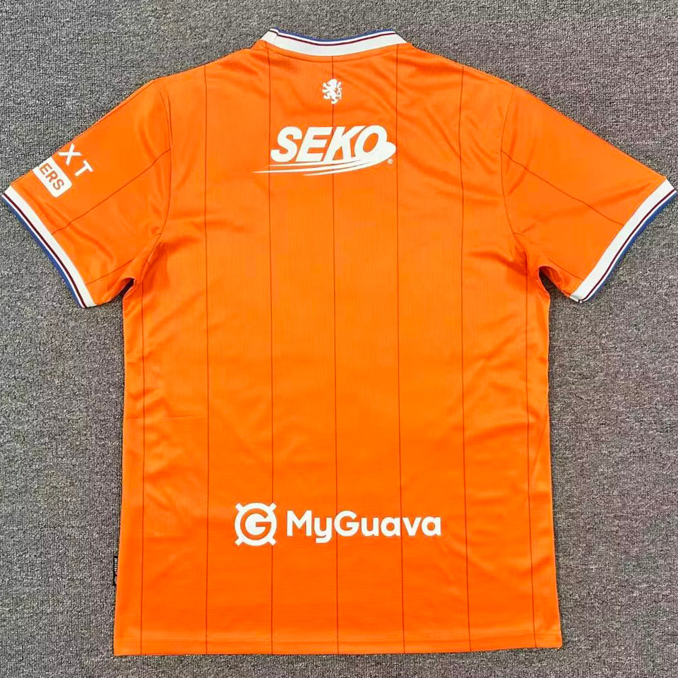 jersey 2025/26 glasgow rangers especial manga corta versión fan