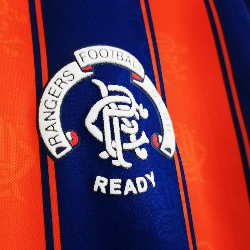 jersey 1993/94 rangers especial manga corta versión fan retro