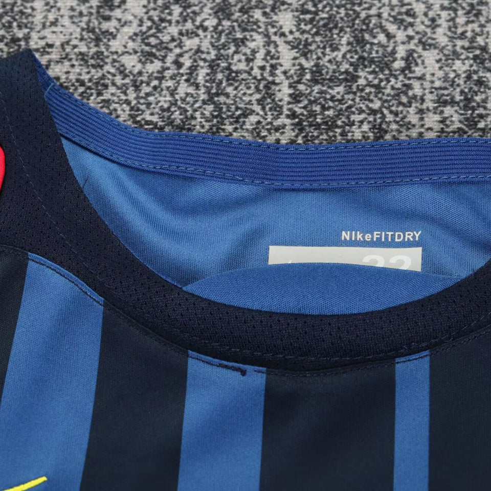 jersey 2004/2005 barcelona visitante manga corta niño retro