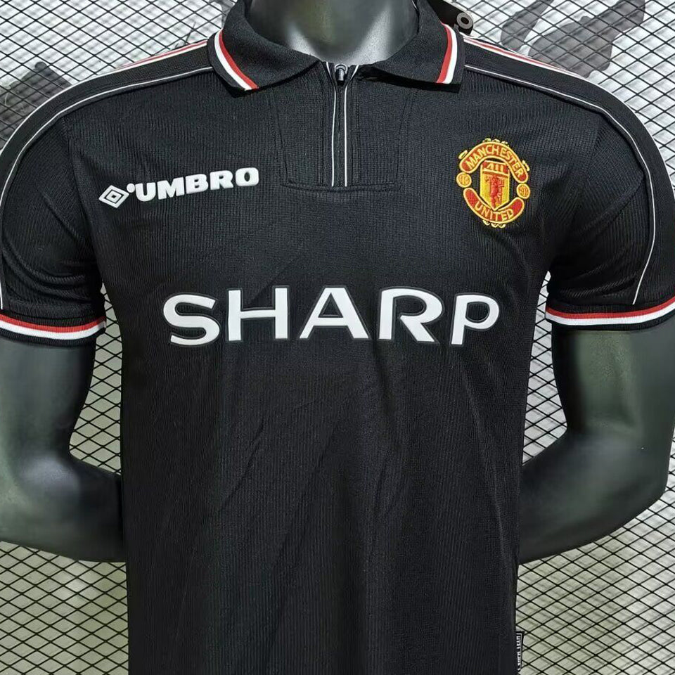 jersey 1998/99 manchester united especial manga corta versión fan retro