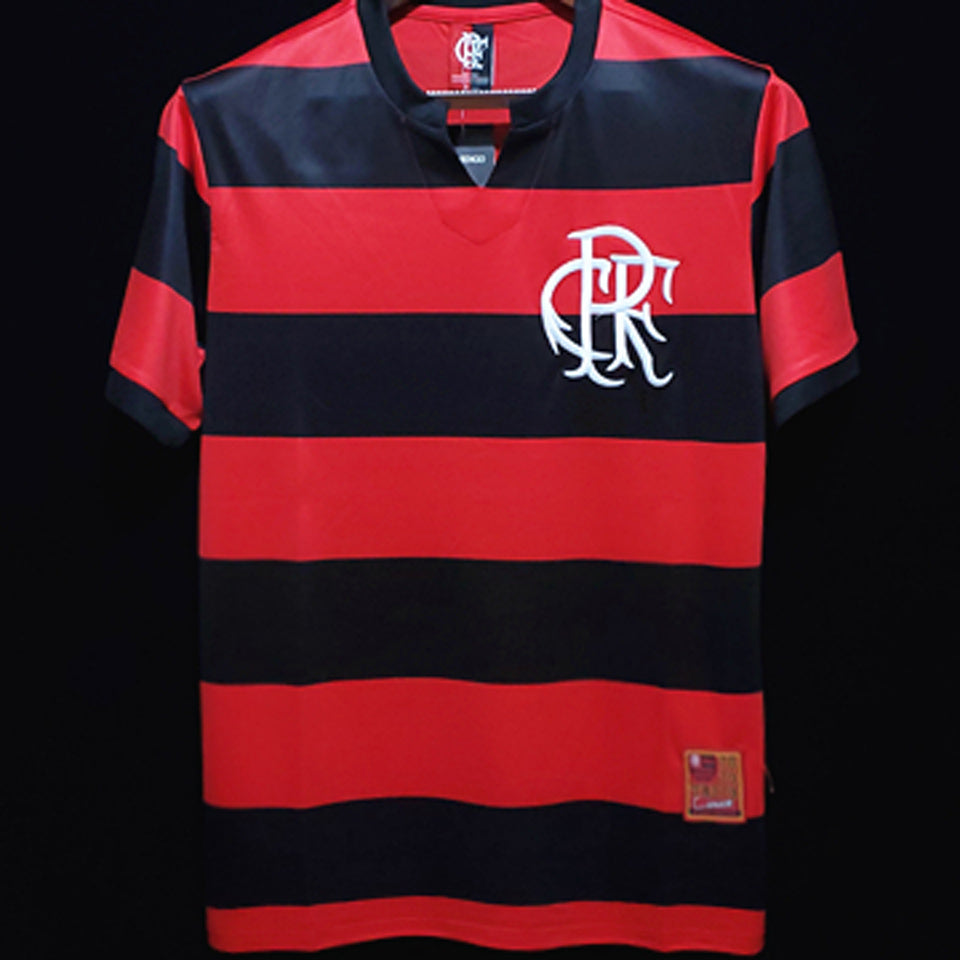 jersey 1978/79 flamengo local manga corta versión fan retro