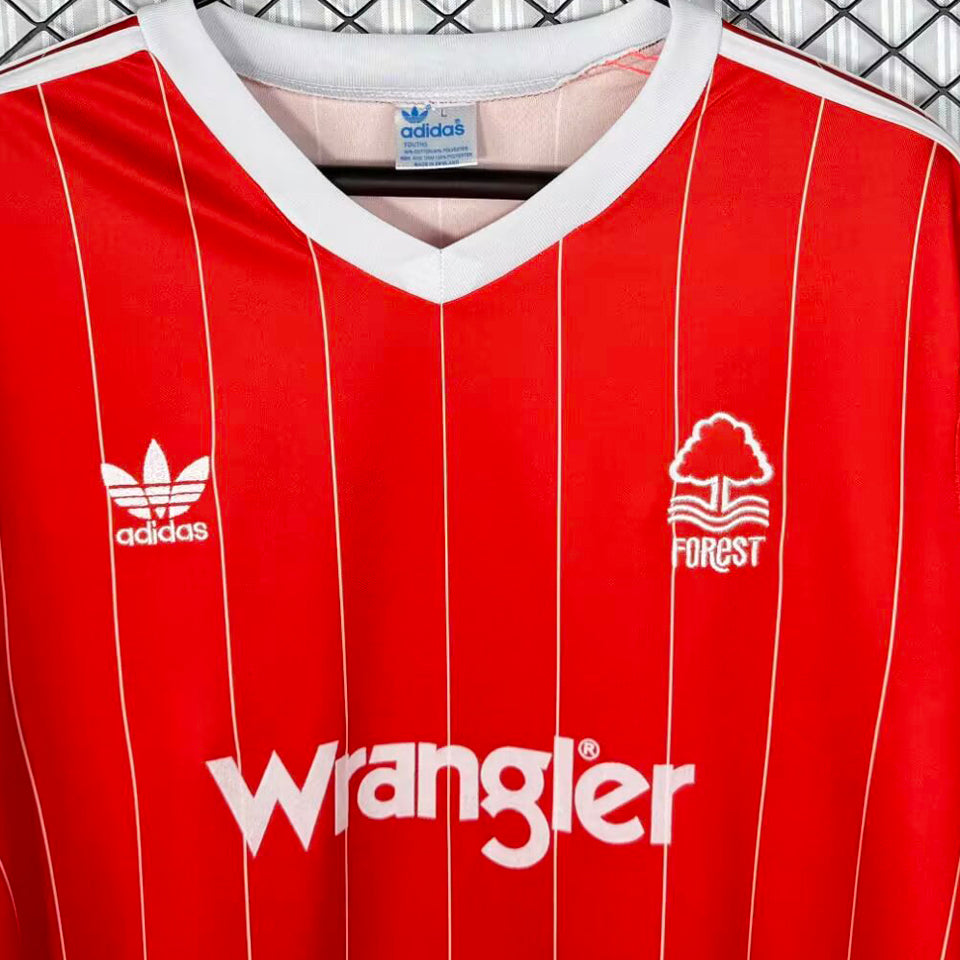 jersey 1982/1984 nottingham local manga larga versión fan retro