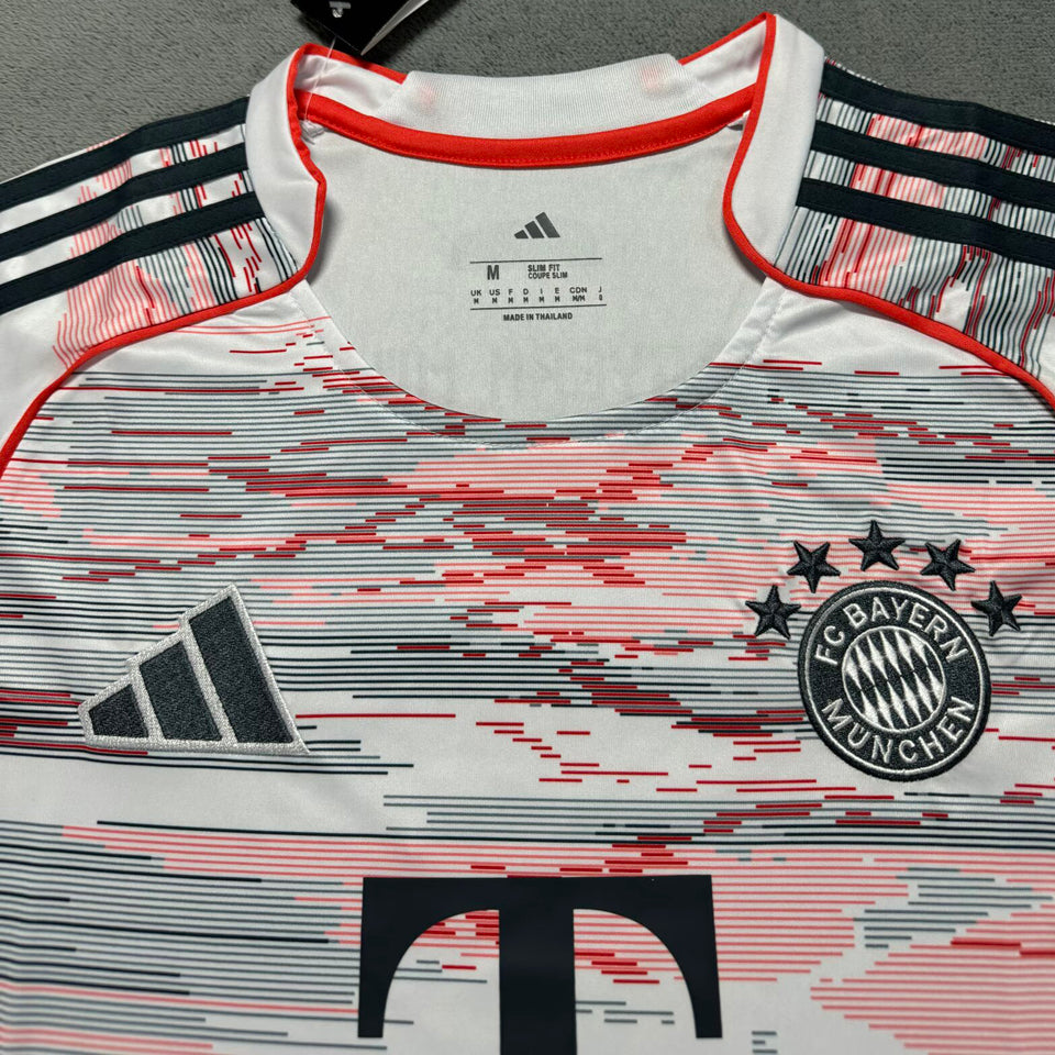 jersey 2025/26 bayern munich visitante manga corta mujer