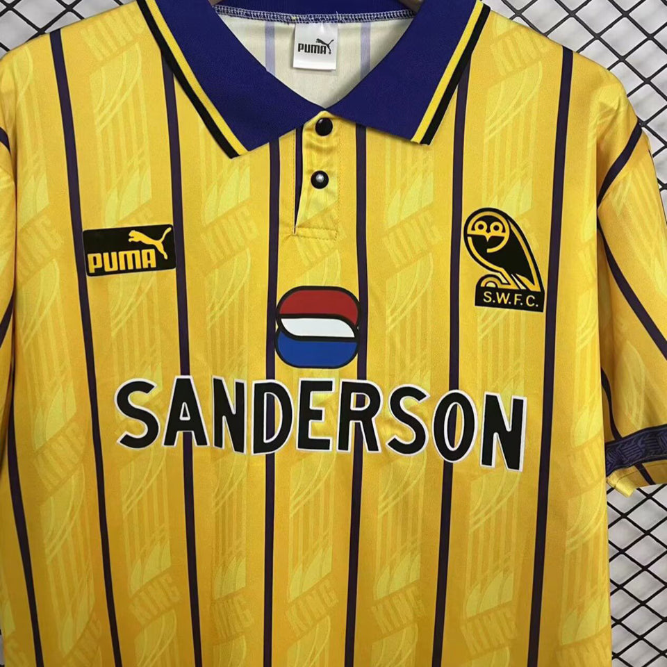 jersey 1994/95 sheffield wednesday visitante manga corta versión fan retro