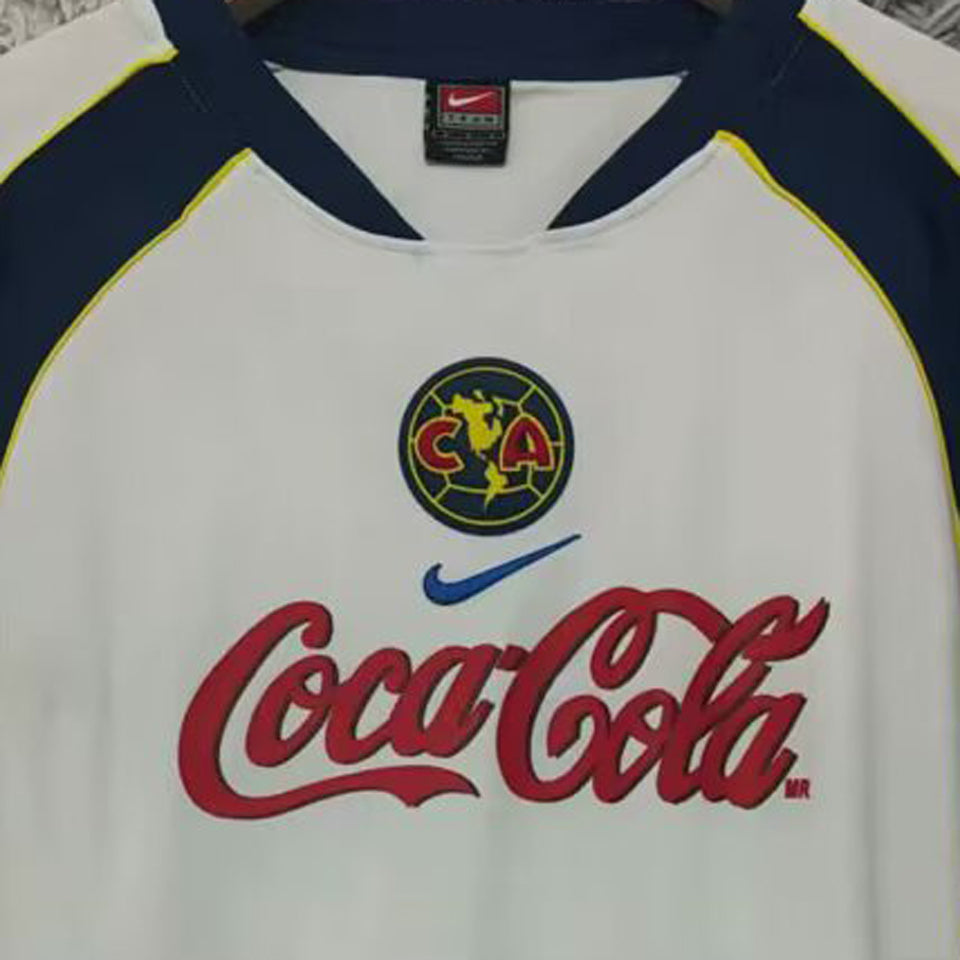 jersey 2001/02 club america tercero manga corta versión fan retro